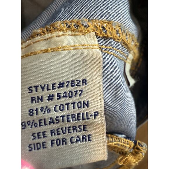 NWT Cabi Patch Pocket Blue Denim Flare Bootcut Jeans Pants Women’s Size 0 NEW - Picture 11 of 13